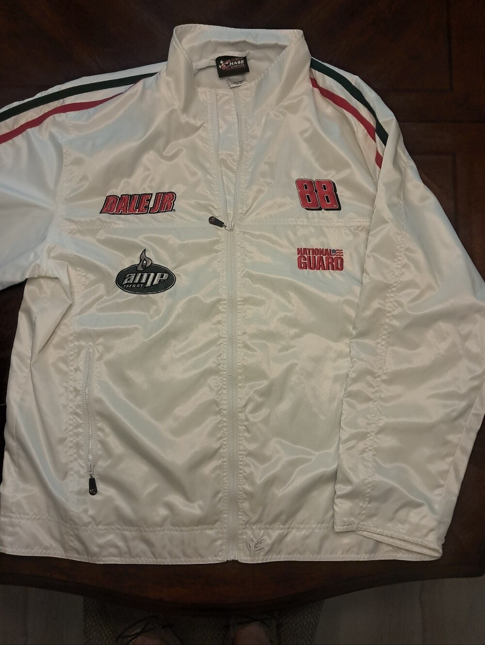 White Men's Dale Earnhardt Racing Jacket - Picture 2 of 8